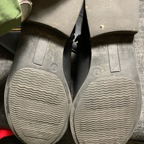 LC Lauren Conrad, black, not quite over the knee, zip up boots. - Picture 6 of 6